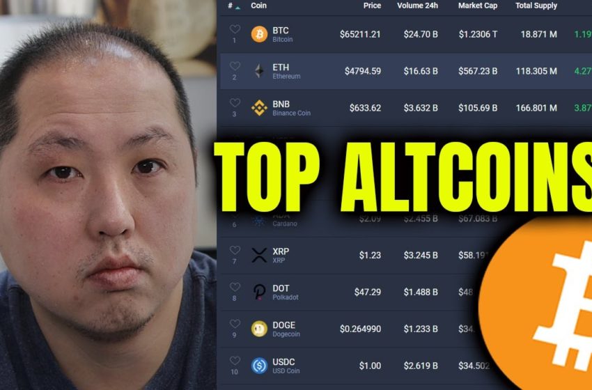  TOP ALTCOINS TO PICK UP DURING THE BULL RUN