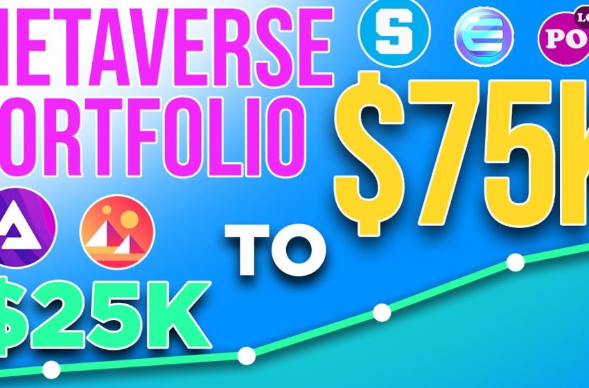  $25k to $75k Metaverse Portfolio | 10x Token Must-Haves