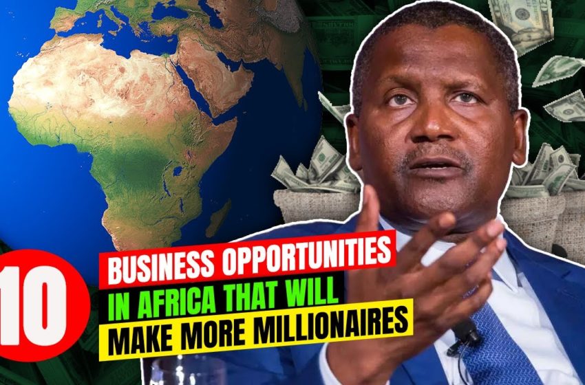  Top 10 Business Ideas and Opportunities In Africa That Will Make More Millionaires