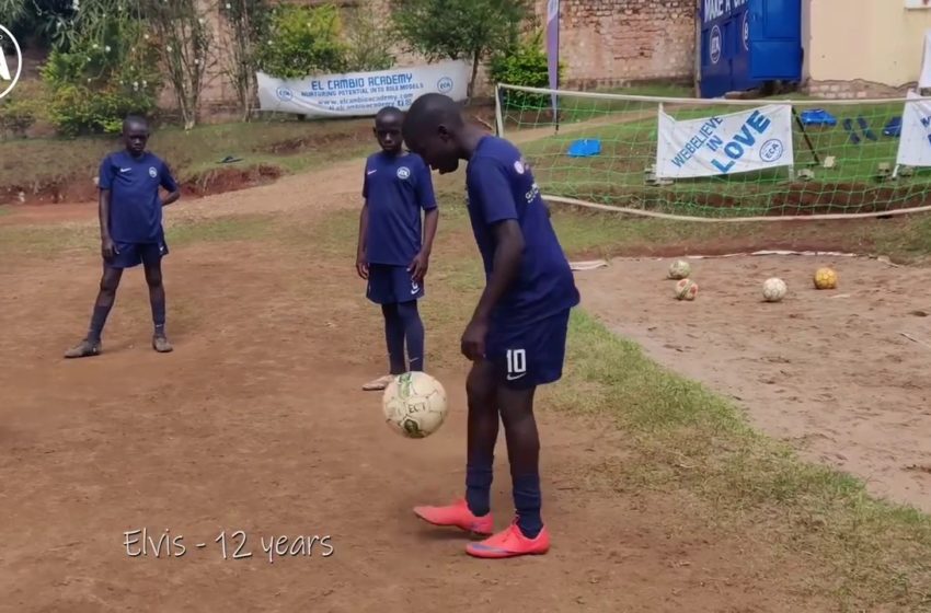  African football academy players showing off amazing football skills!