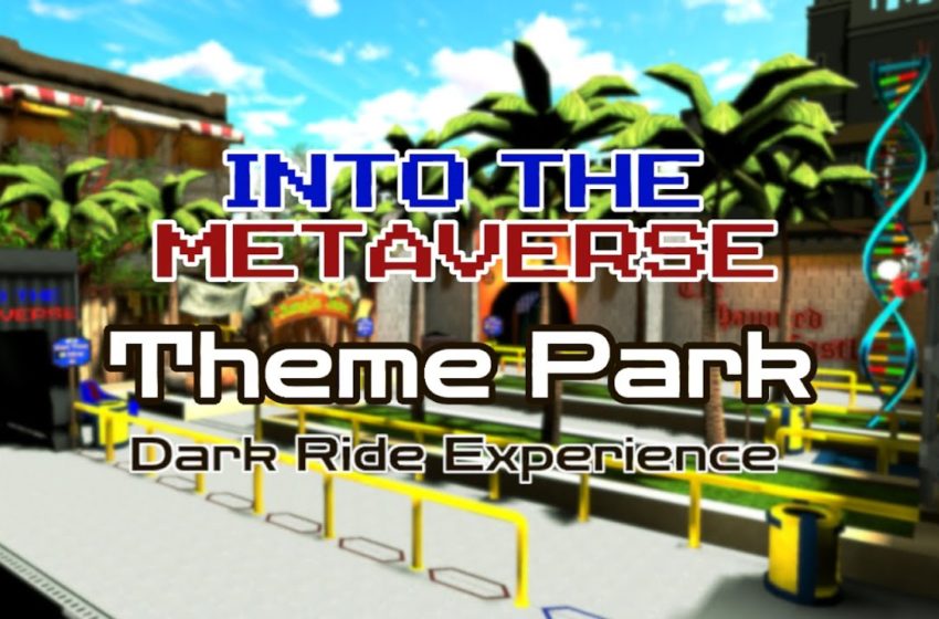  Theme Park Dark Ride "Into the Metaverse" Flat Screen Tease