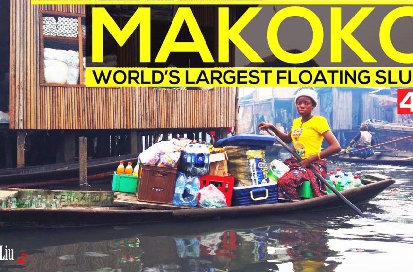  LOST inside World's Biggest FLOATING SLUM : MAKOKO – 4k immersive Travel Africa