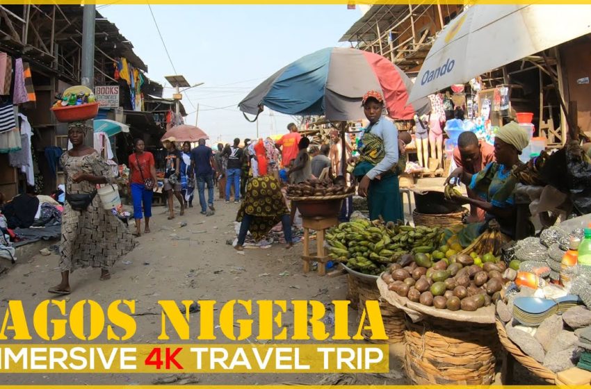  AFRICA immersive 4K TRAVEL  experience  – Lagos Nigeria Ojo – 4k ultra hd travel video Africa