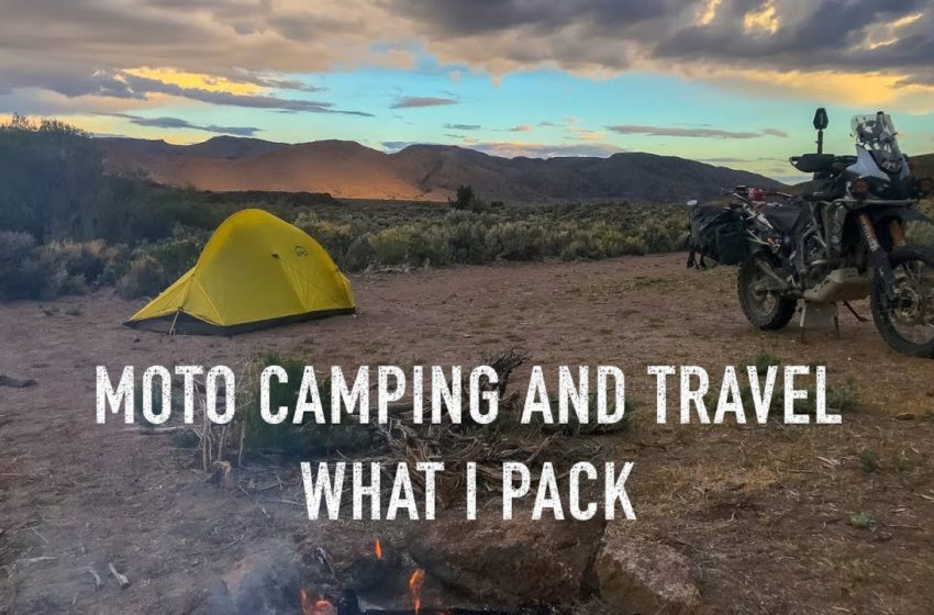  Moto Camping and Travel: What I Pack on the Honda Africa Twin