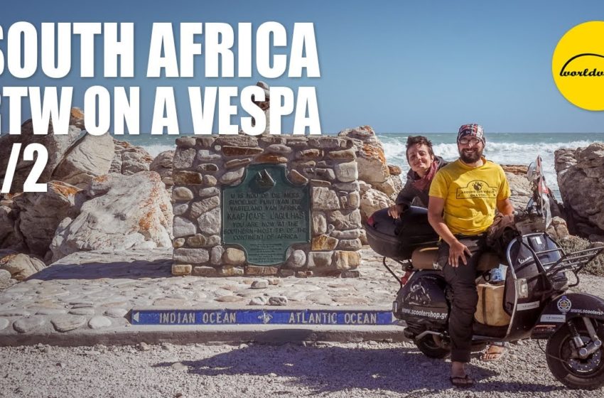  Vespa travel South Africa part2/2 | Motorcycle Road Trip Africa