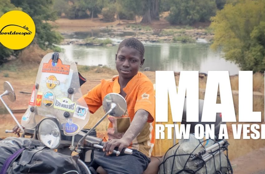  Vespa travel Mali | Motorcycle Road Trip Africa