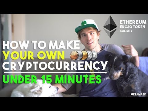  How to make your OWN CRYPTOCURRENCY! in UNDER 15 minutes! EASY (ETHEREUM ERC20 TOKEN – SOLIDITY)