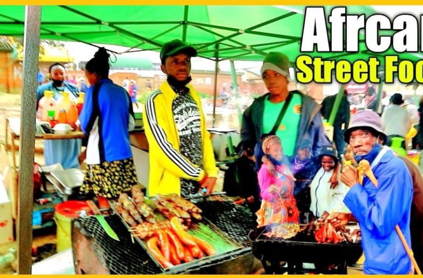  Africa Street Food and Business in Zululand South Africa | Cow head meat | Abi travel in Zulu Land