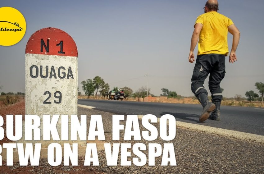  Vespa travel Burkina Faso | Motorcycle Road Trip Africa