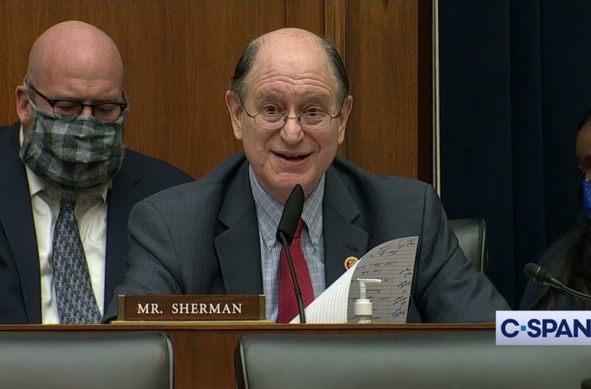  Rep. Brad Sherman (D-CA) on Cryptocurrency, Bitcoin, Doge, HamsterCoin, CobraCoin and MongooseCoin