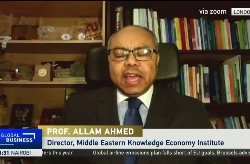  Prof. Allam Ahmed Interview with CGTN Africa on Global Business Africa focusing on Egypt Economy