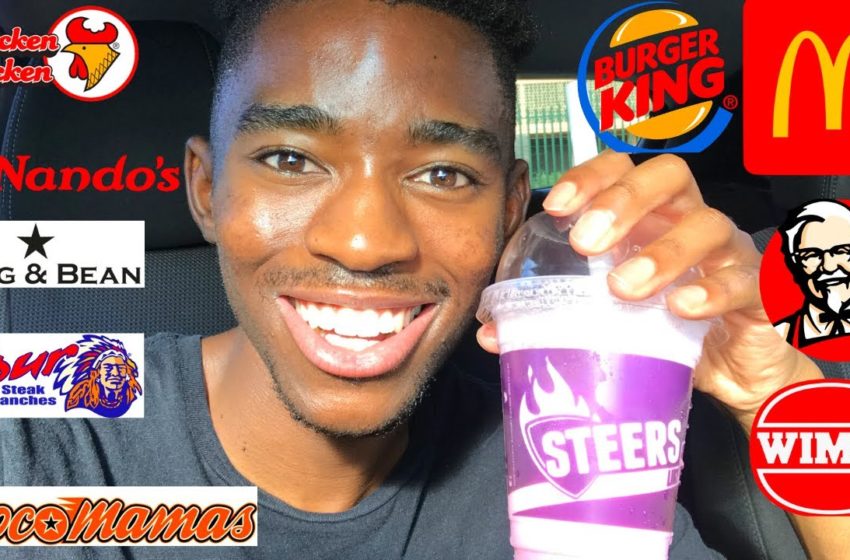  I BOUGHT MILKSHAKES FROM EVERY FAST FOOD RESTUARANT IN South Africa #Southafrica #food #milkshakes