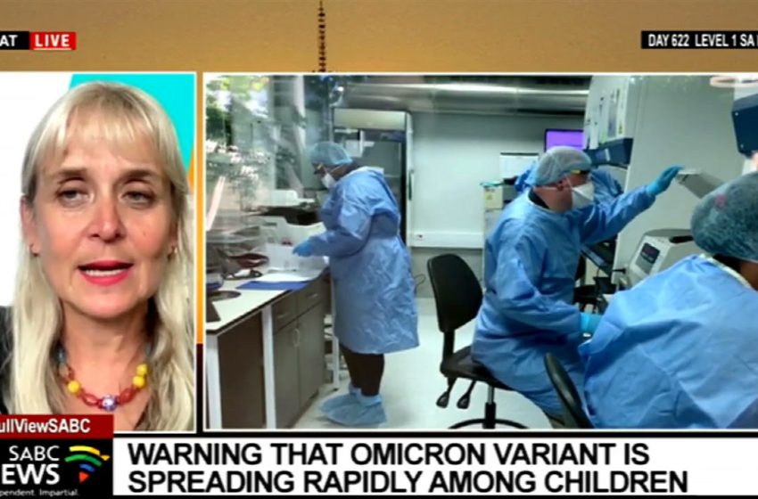  COVID-19 | Warning of Omicron variant spreading rapidly among children: Prof Mignon McCulloch