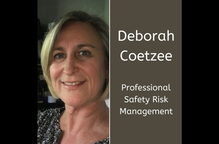  Deborah Coetzee is an occupational health and safety expert in South Africa