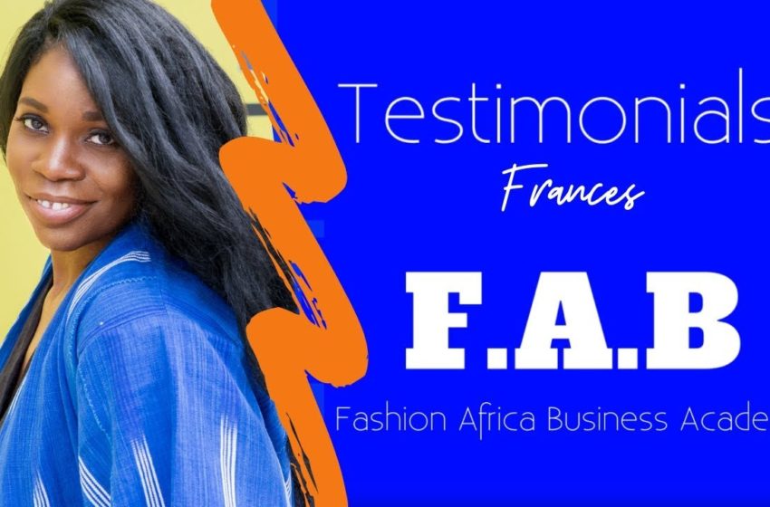  Fashion Africa Business the Testimonial by Frances