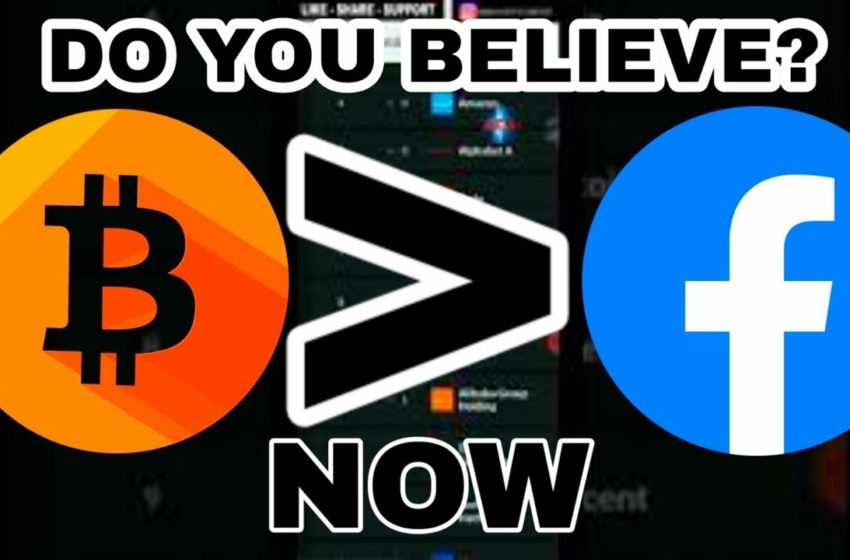  Bitcoin Big News  Now Bitcoin is Greater than Facebook Bitcoin Facebook News bicoin  cryptocurrency4