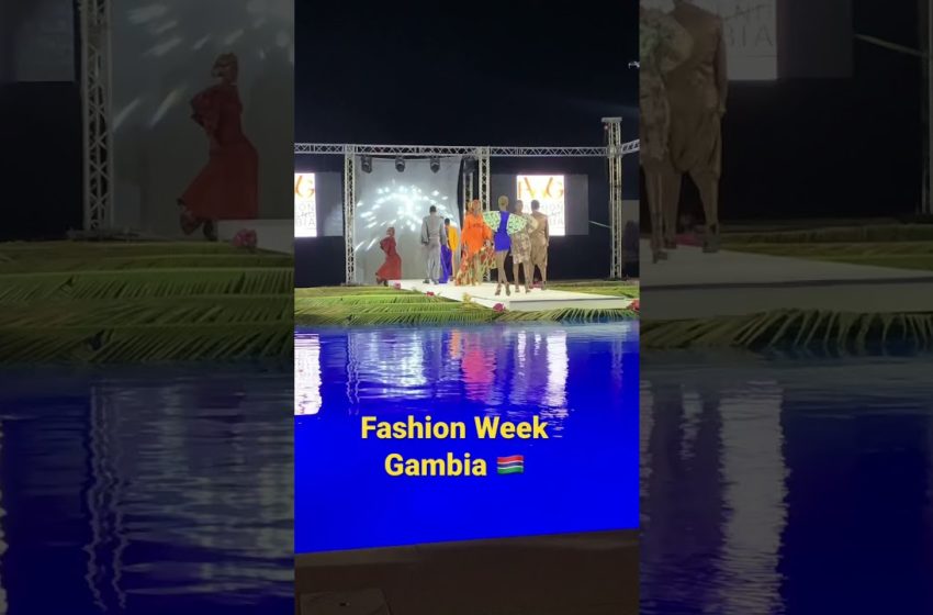  This is Fashion Week Gambia 🇬🇲 These are the design of Alpha Conte #africa #fashion #Gambia