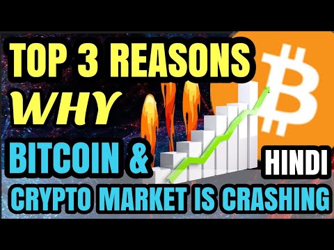 Why Bitcoin Price is Crashing? Top 3 Reason why Cryptocurrency Market is Crashing Today | NEWS hindi