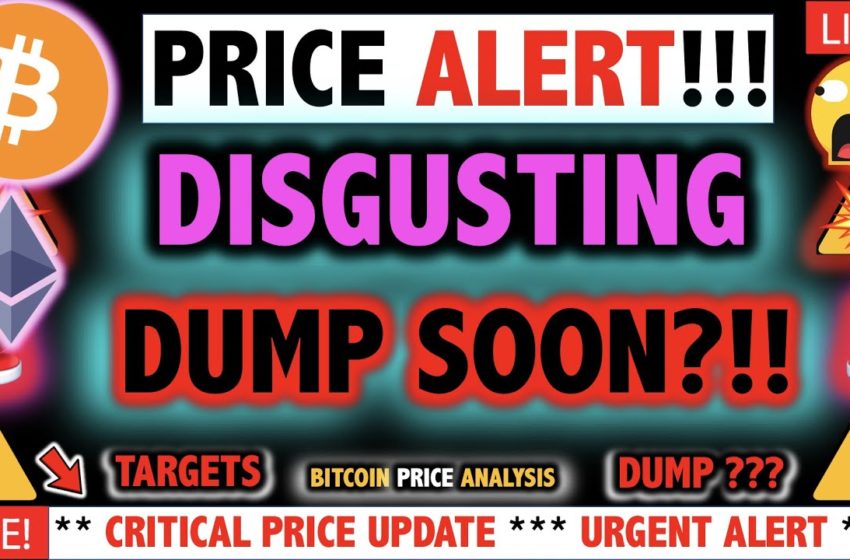  BITCOIN AND ETHEREUM ABOUT TO DUMP?!! OMG!! ⚠️Crypto Today TA/ New BTC Cryptocurrency Price News Now