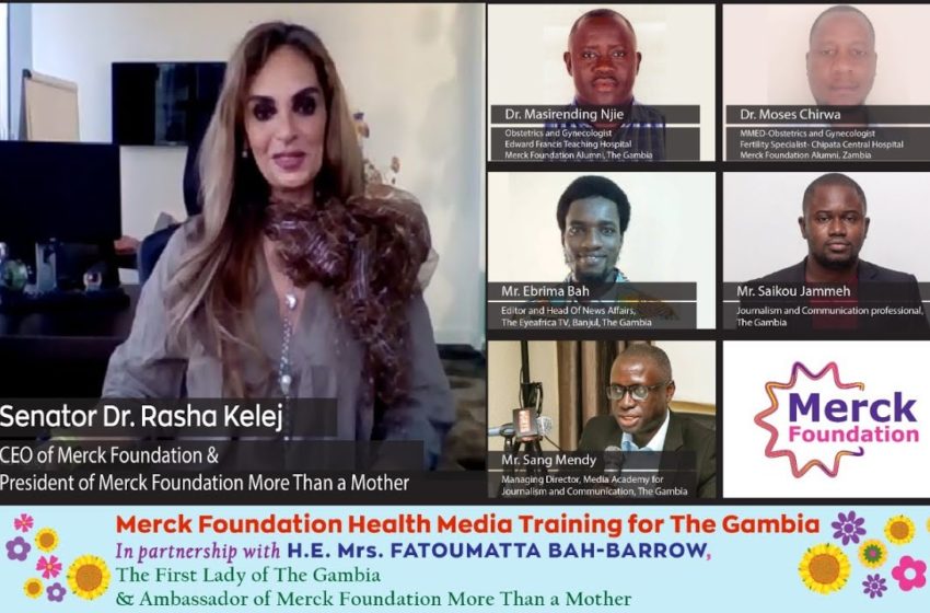  Merck Foundation Health Media Training for The Gambia Media Fraternity