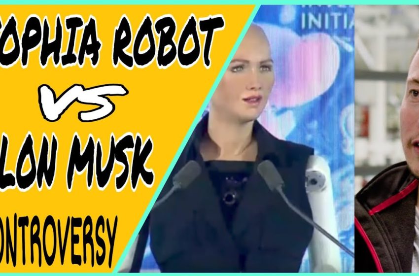  Elon Musk vs Sophia Robot | Artificial Intelligence(AI) threats | #shorts