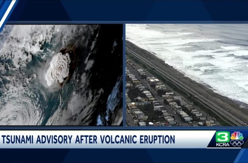  Tsunami advisory in effect on Central Coast following volcanic eruption near Tonga