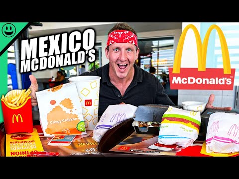  Mexico’s Bizarre McDonald’s Menu!! What is Fast Food REALLY like in Central America?