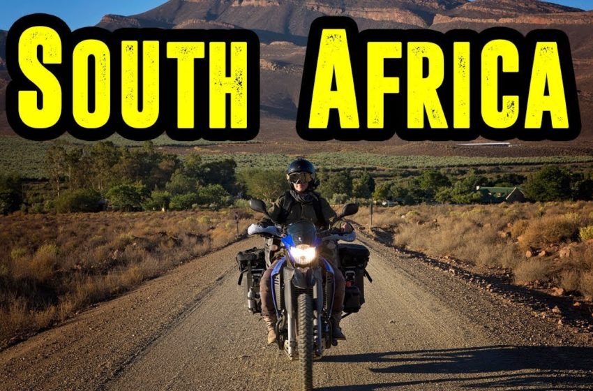  solo Female crosses South Africa on a Motorcycle
