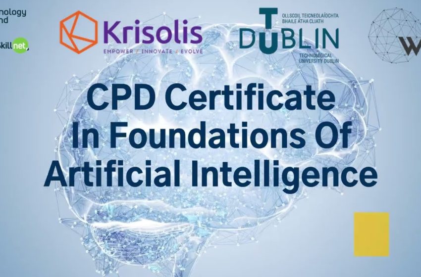  CPD Certificate In Foundations Of Artificial Intelligence