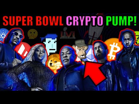  SUPER BOWL HALFTIME SHOW to PUMP CRYPTO MARKETS!? NFTS SELLS FOR 23 MILLION!
