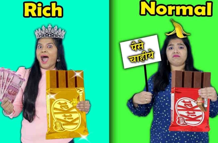  Rich Vs Normal Food Challenge | Hungry Birds