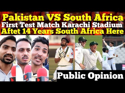  Pakistan VS South Africa 2021 | First Test Match | Public Opinion