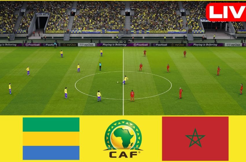  FOOTBALL LIVE🔴Gabon vs Morocco – Africa Cup of Nations – 18th January 2022 – Full Match