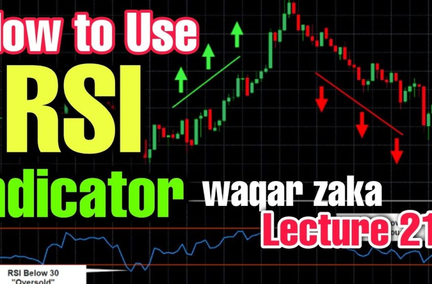  How to use RSI indicator | waqar zaka cryptocurrency | Crypto Lecture 21