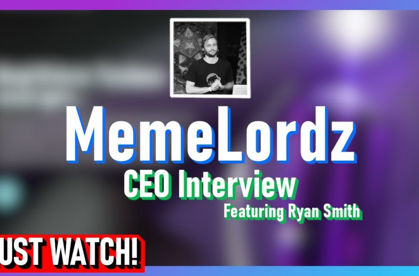  [Interview🎥] with MemeLordz CEO! Nice NFT game with exciting features and storyline!