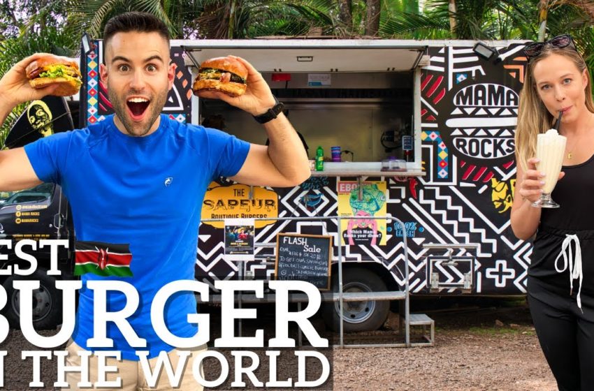  America Meets Africa To Create THE PERFECT BURGER 🍔 / Mama Rocks Food Truck
