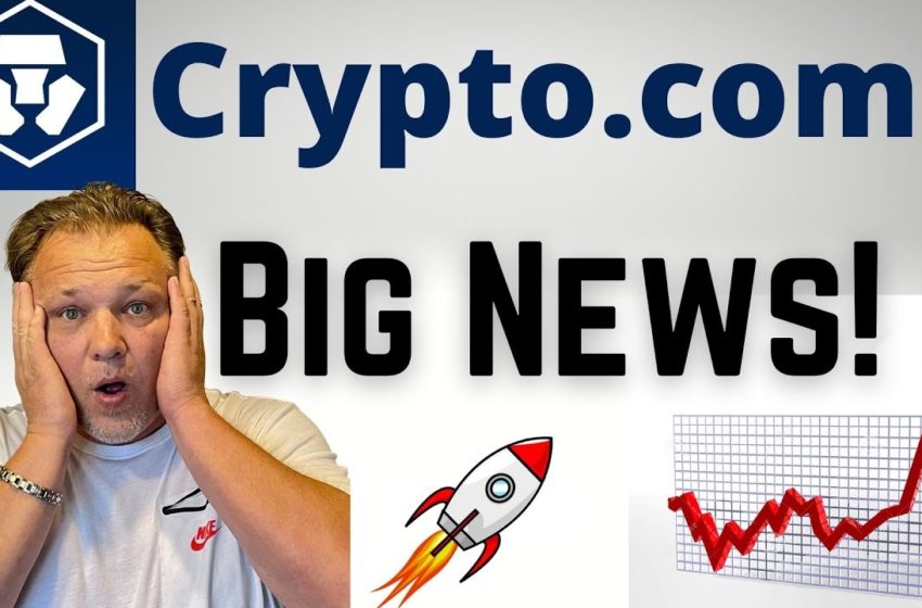  CRO Crypto Price Prediction 2022! Cronos Crypto Big News rebrand! Crypto.com is Going to Moon Stocks
