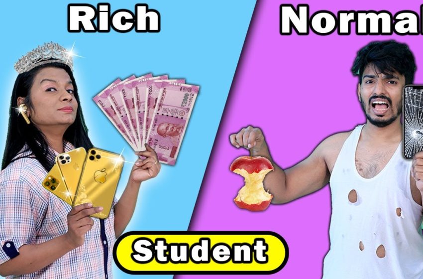  Rich Vs Normal Students At School  | Hungry Birds