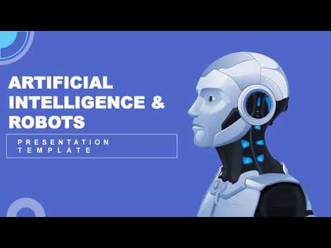  Artificial Intelligence & Robots Infographics Presentation Template