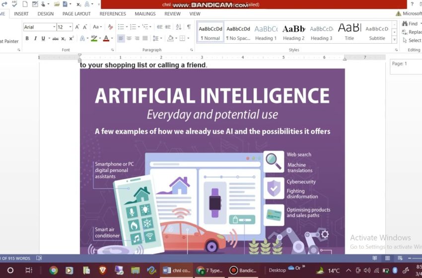  How is artificial intelligence used in daily life with example