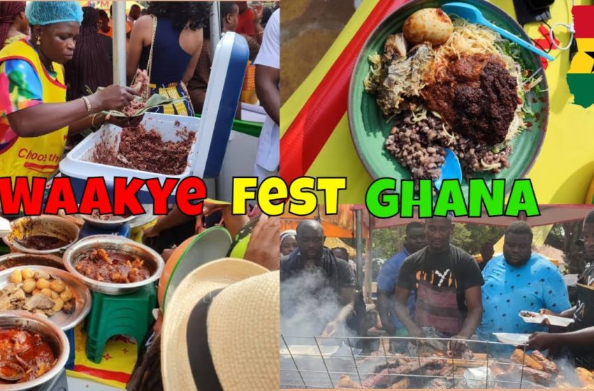  The biggest Waakye Festival in Ghana and West Africa|| Sampling the best Waakye||  Living in Ghana