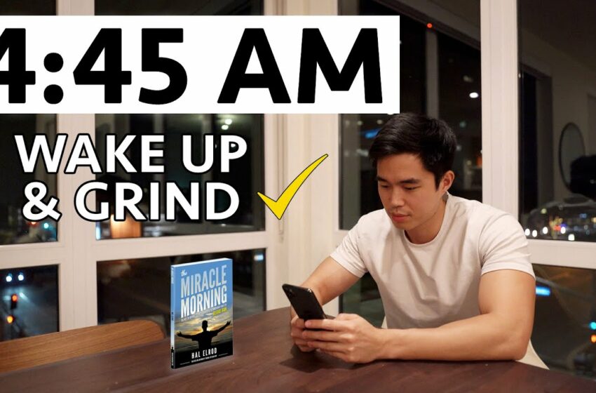  My 4:45 AM Morning Routine ($500,000/Year Entrepreneur)