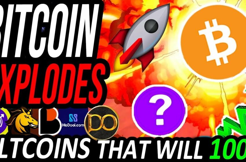  🔥 ALTCOINS THAT WILL 100X IN 6 MONTHS!! BITCOIN PRICE EXPLOSION WITHIN 24HR!!! CRYPTO NEWS