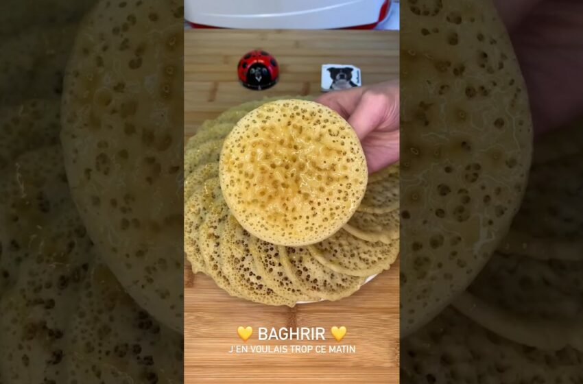  🥞🇩🇿 Baghrir 🇲🇦🥞 La recette demain 😄 #asmr #food #recipe #africa #satisfying #relax #honey #butter