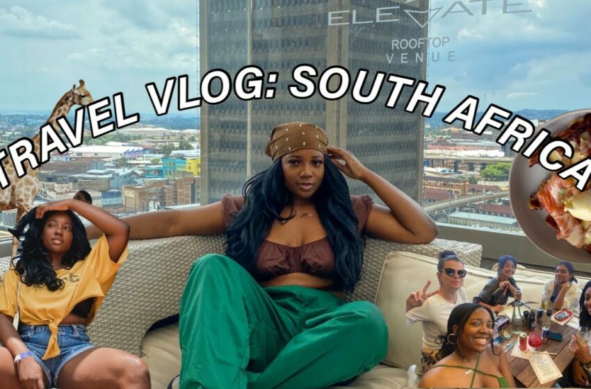  TRAVEL VLOG| Come With Me To South Africa| Solo Work Trip | Safari | Life Talk + More