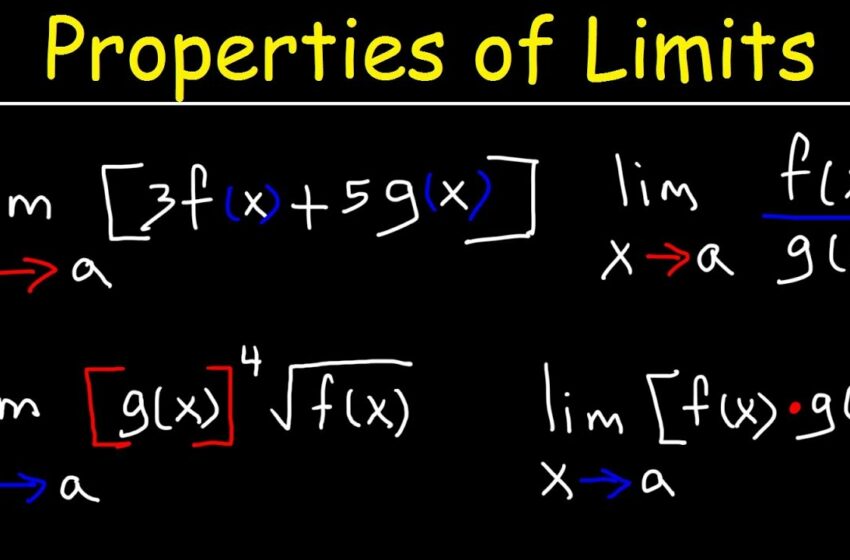  Properties of Limits