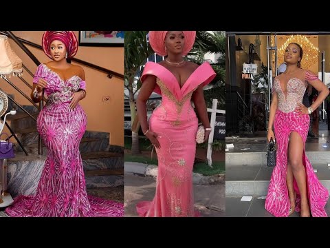  Fashionable styled, lace Asoebi style for 2023// owambe#fashion #africa #wedding #youtube