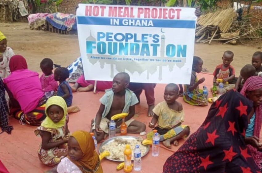  Hot Meals Project in Ghana, Africa | People's Foundation | Food Aid