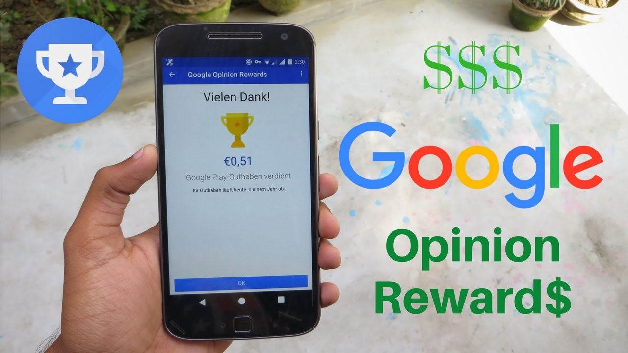How To Get Google Opinion Rewards In Any Country And Earn Free Credit! (2017)