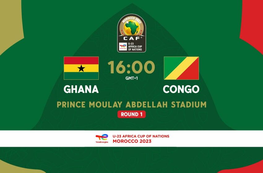  Ghana VS. Congo – TotalEnergies AFCONU23 2023 – MD1